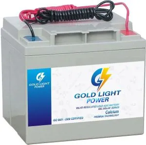 12V38AH Solar GEL Battery Táirgí Battery Stórála Caighdeánach
